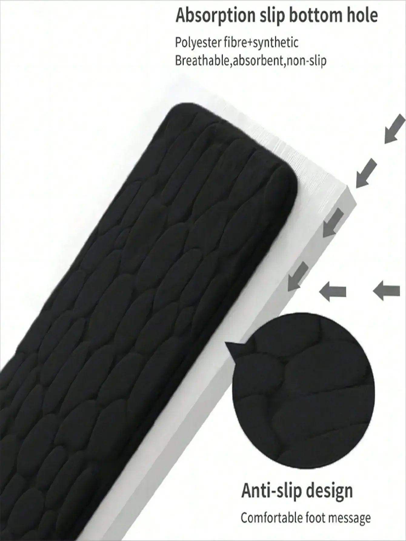 U-Shaped Toilet Mat Non-Slip Bathroom Pad - Sublake 