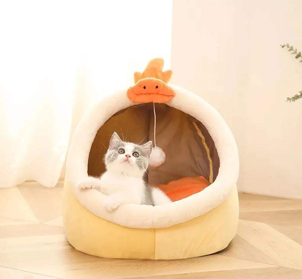 Washable Cat Lounger Cushion – Soft & Cozy Bed for Cats & Small Pets - Sublake 