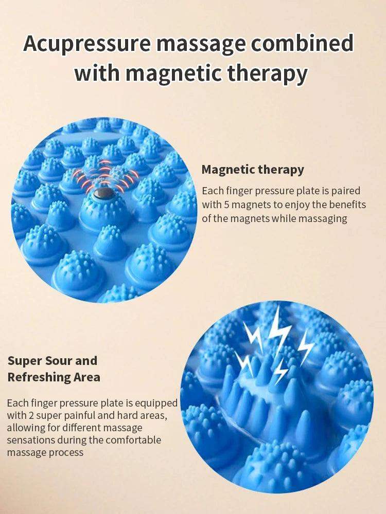 TPE Magnetic Foot Massage Pad for Acupoint & Fingertip Pressure - Sublake 