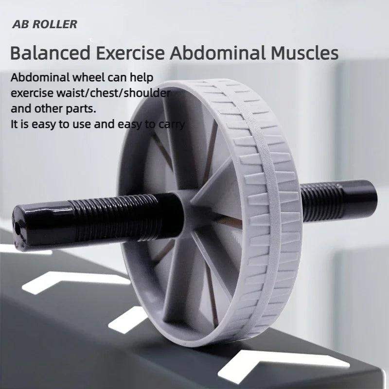 Single-Wheel Silent Ab Roller with Grip Design - Sublake 
