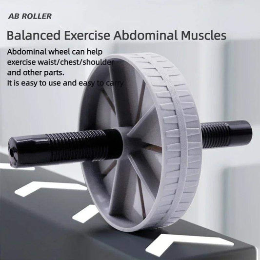 Single-Wheel Silent Ab Roller with Grip Design - Sublake 