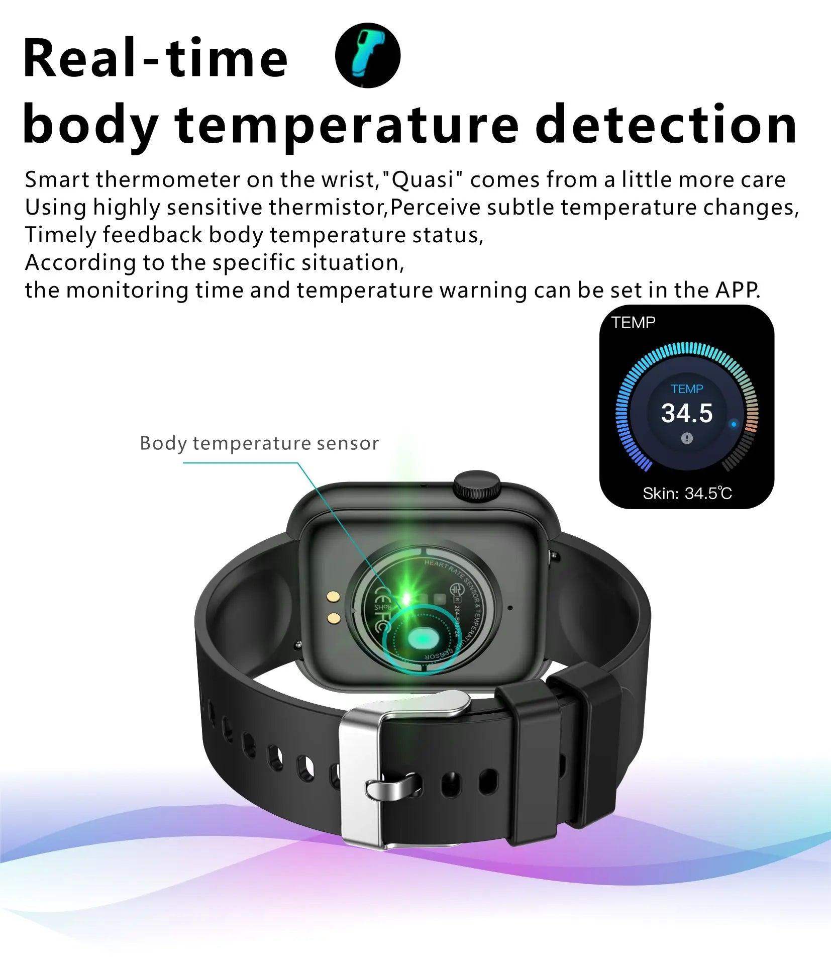 LIGE 2025 Smartwatch – Bluetooth Calls, Fitness & Style - Sublake 