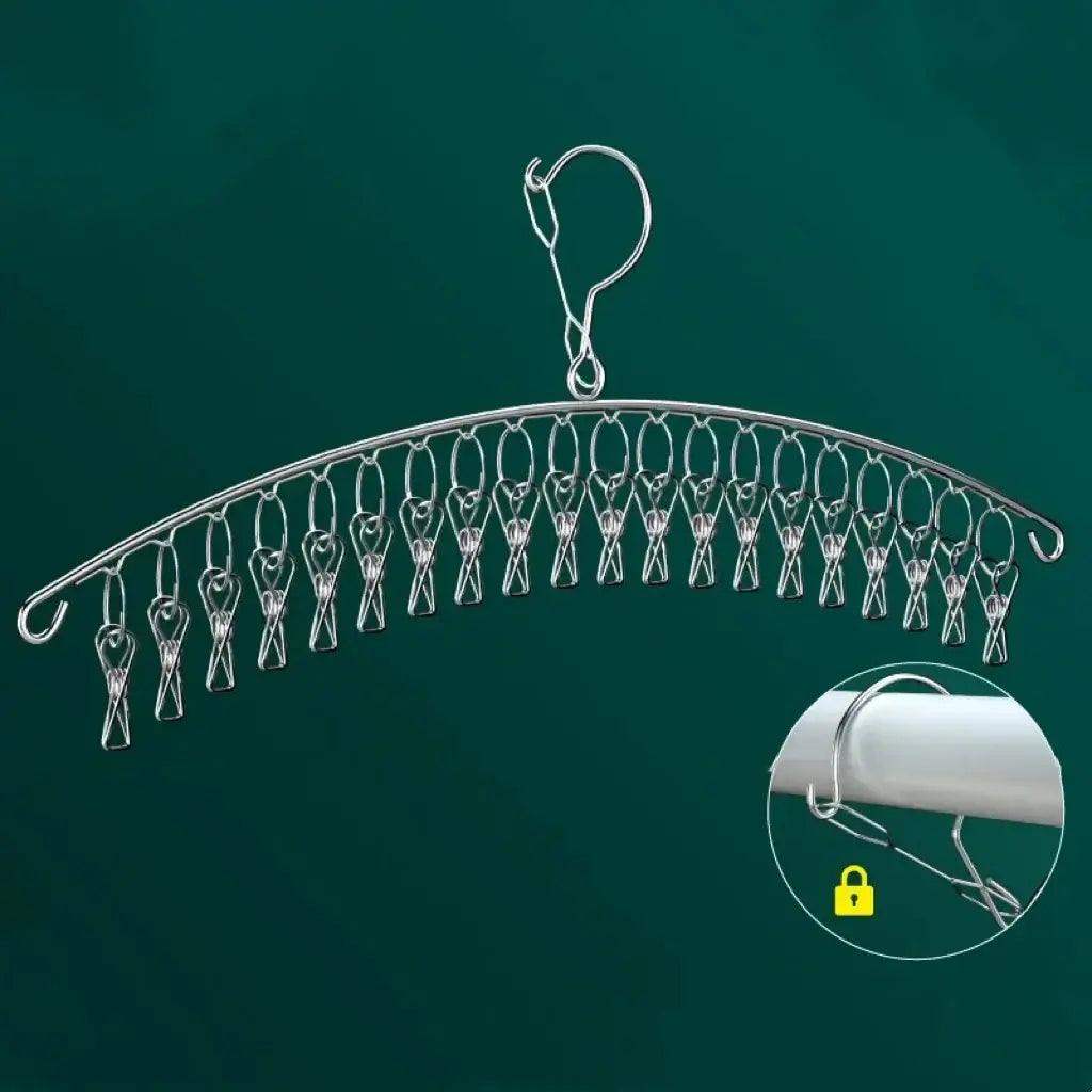 Windproof Premium Stainless Steel Laundry Hanger Clips - Sublake 