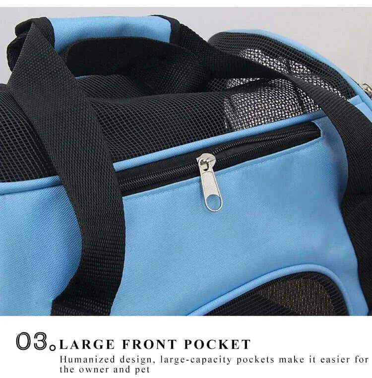 Portable Foldable Pet Travel Carrier Bag Mesh Safe - Sublake 