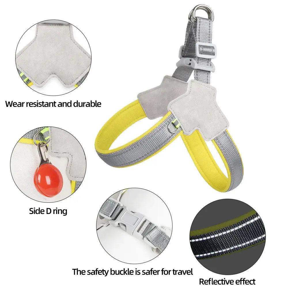 Reflective No-Pull Pet Harness For Dogs & Cats - Sublake 