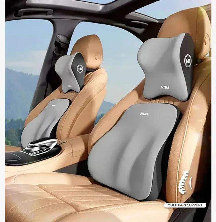 Ultimate Premium Memory Foam Car Lumbar Neck Cushion - Sublake 