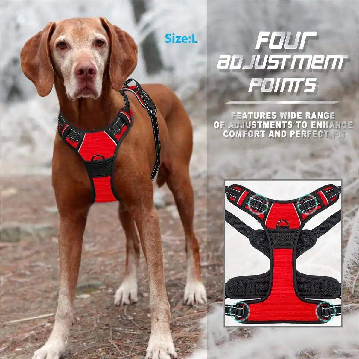 No Pull Dog Harness Front Clip Easy Control For Large Dogs - Sublake 