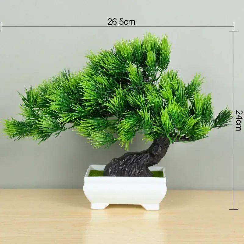 Artificial Plants Bonsai Small Tree Pot Fake Plant Flowers Potted Ornaments For Home Room Table Decoration Hotel Garden Decor - Sublake 