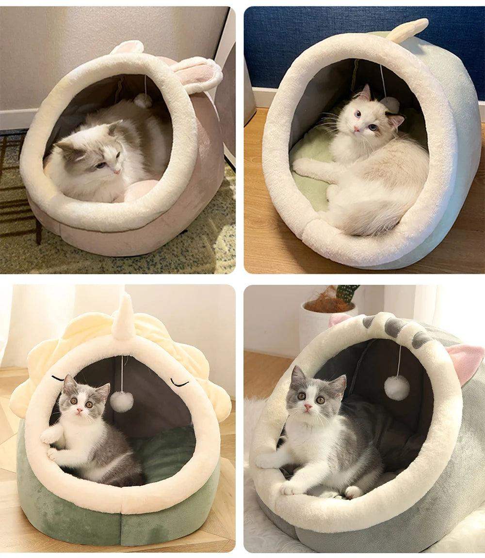 Washable Cat Lounger Cushion – Soft & Cozy Bed for Cats & Small Pets - Sublake 