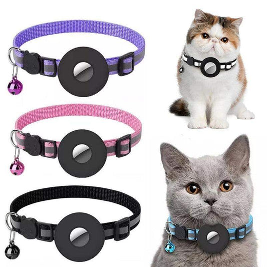 Waterproof Pet Collar with Built-in Airtag Holder - Sublake 