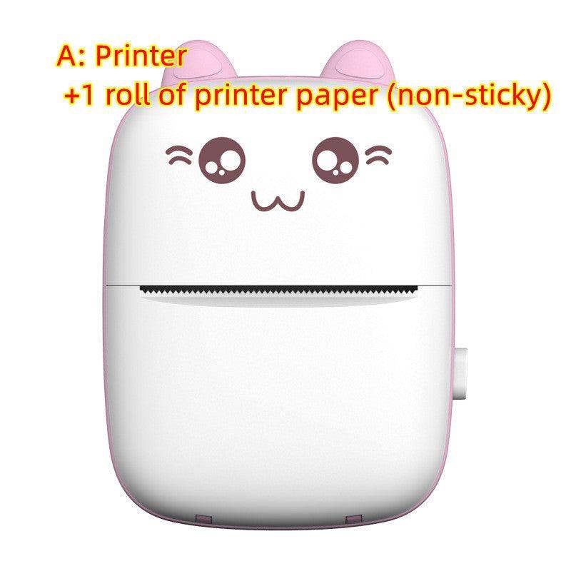 Mini Printer Portable-Bluetooth WiFi Hot Print Pocket - Pink / A // Sublake 