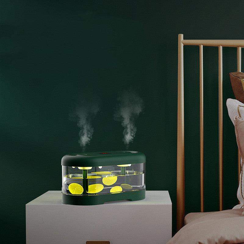 USB Dual-Mist Home Humidifier with Timer & Battery - Sublake 