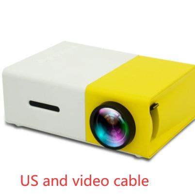 🎥 1080P HD Mini Portable Projector 3D cinema - Black EU // Sublake 