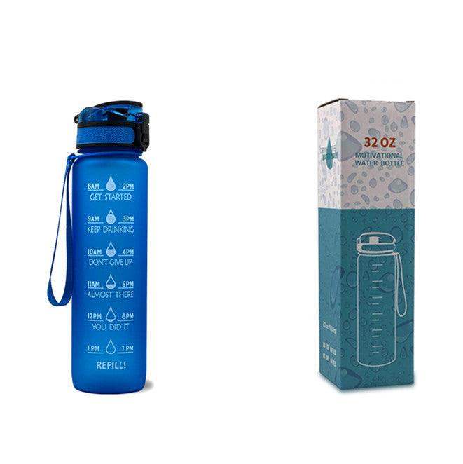 1L water bottle with indicator - Blue red gradient set / 1000ML // Sublake 