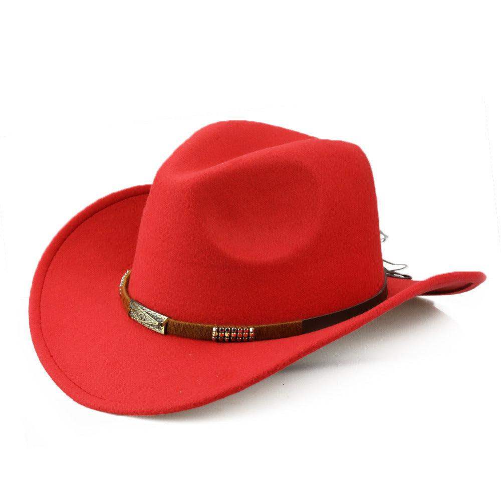 Outdoor hat in denim and wool - Red / 56to58cm // Sublake 