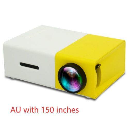 🎥 1080P HD Mini Portable Projector 3D cinema - Black EU // Sublake 