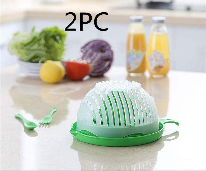 Creative fruit and vegetable cutter - Green 2pc // Sublake 