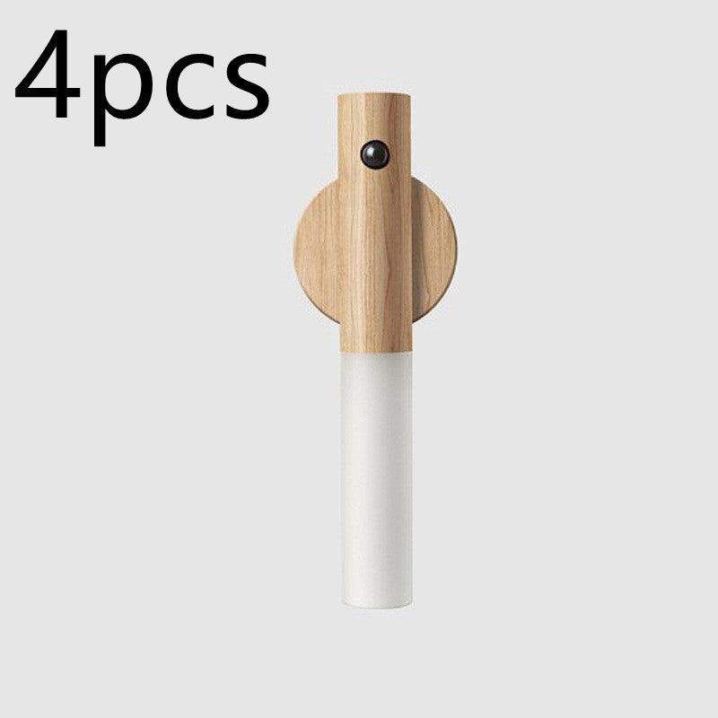 Automatic Wooden Motion Sensor Lamp – USB Rechargeable - Sublake 
