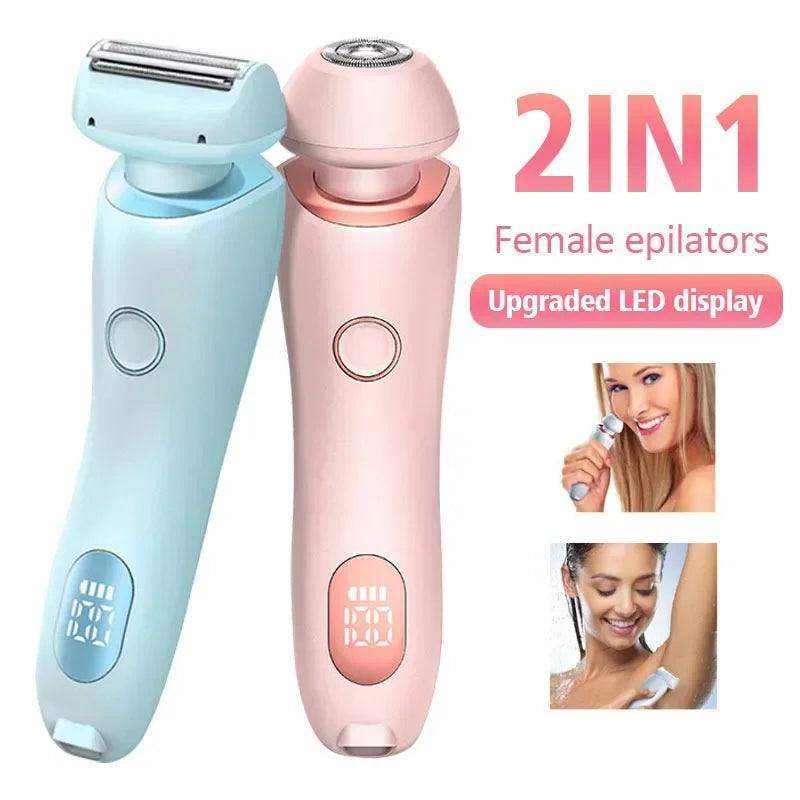 2-in-1 Hair Remover for Smooth Skin – Waterproof & Painless - Sublake 