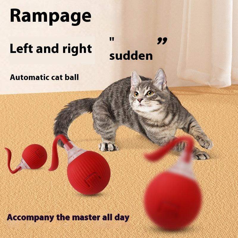 Automatic Pet Interactive Rolling Ball - Magic Tail Gray // Sublake 