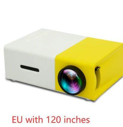 🎥 1080P HD Mini Portable Projector 3D cinema - Black EU // Sublake 
