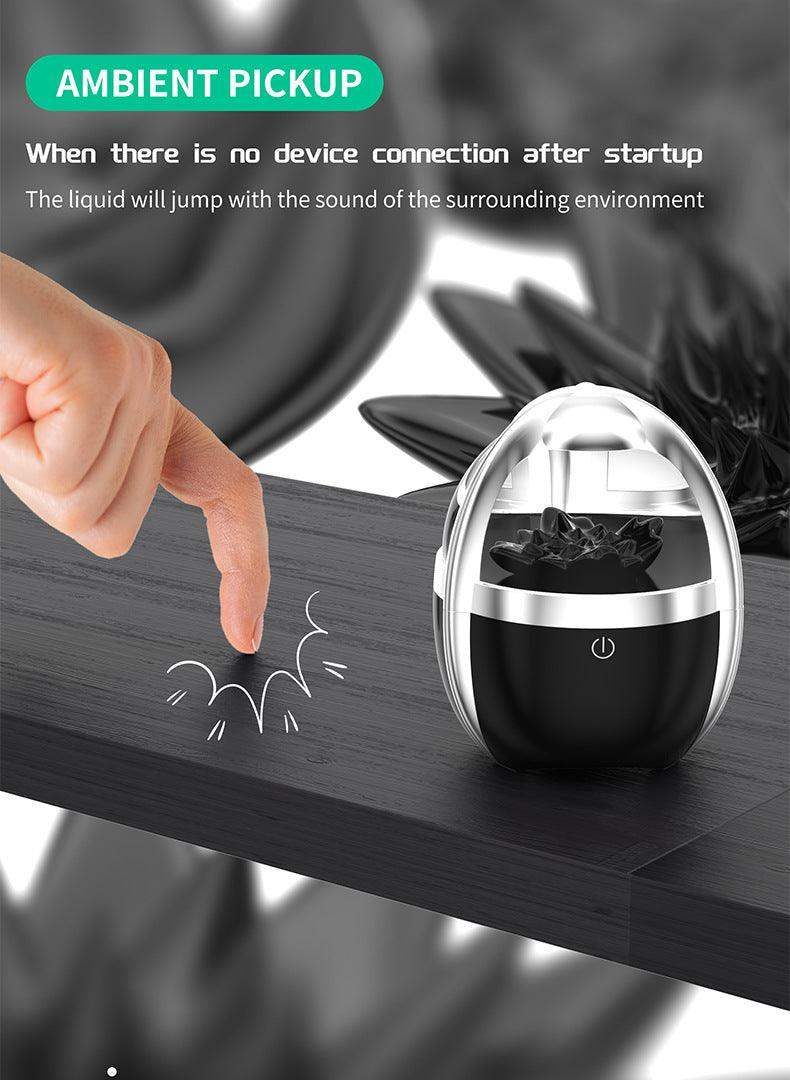 22Lb Ferrofluid smart Audio with sound rhythm - Silver Black / USB // Sublake 