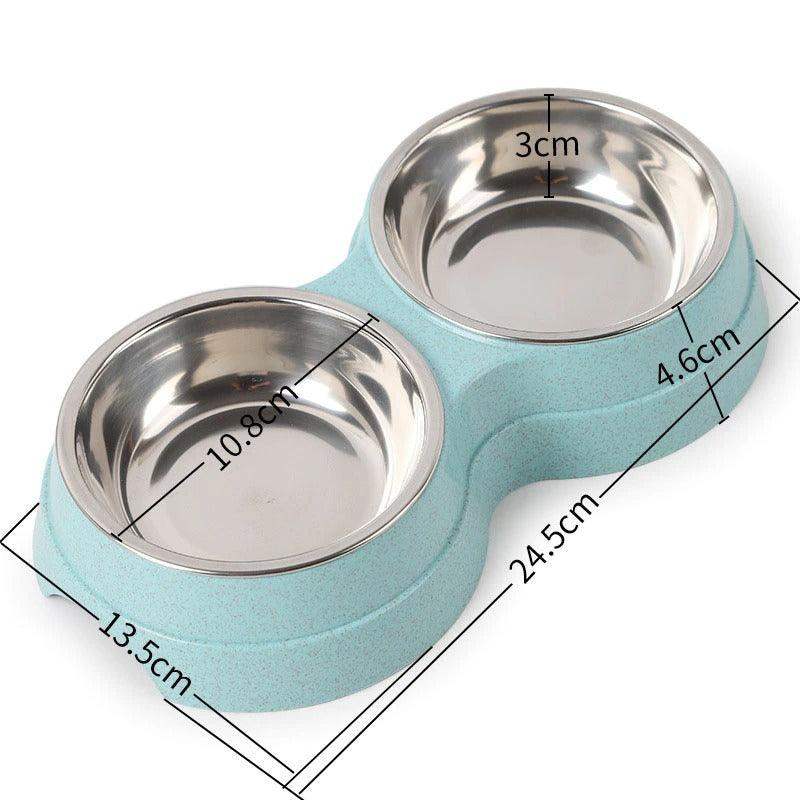Dual Pet food and water dispenser - Blue // Sublake 