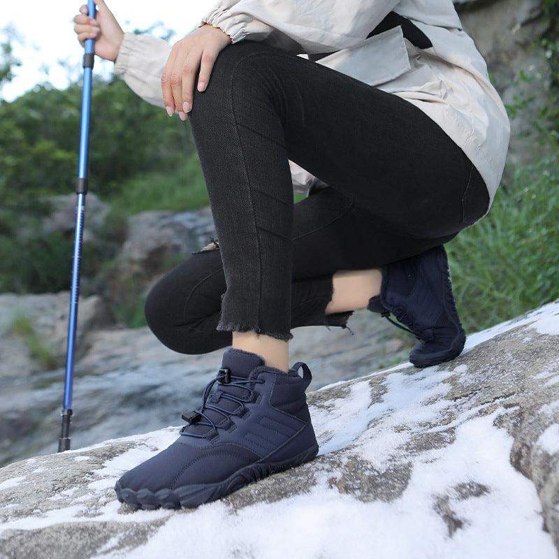 Men's & women's cotton outdoor sports shoes - Black / 36 // Sublake 