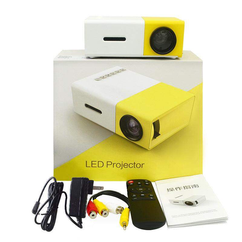 🎥 1080P HD Mini Portable Projector 3D cinema - Black EU // Sublake 