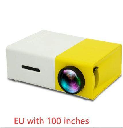 🎥 1080P HD Mini Portable Projector 3D cinema - Black EU // Sublake 
