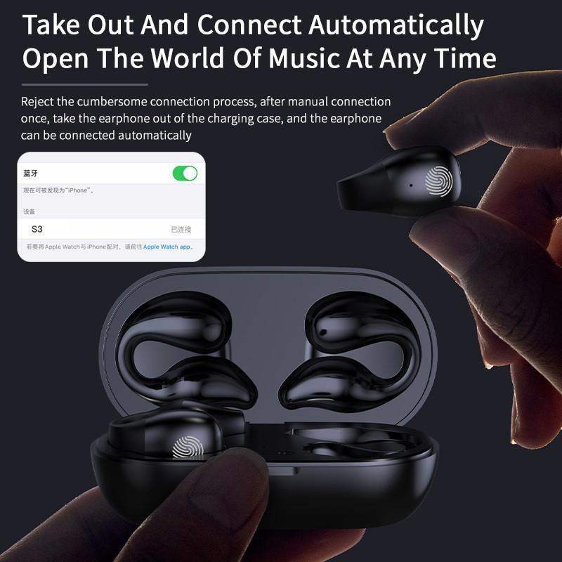 Wireless and touch headset with ear clip - Sublake 