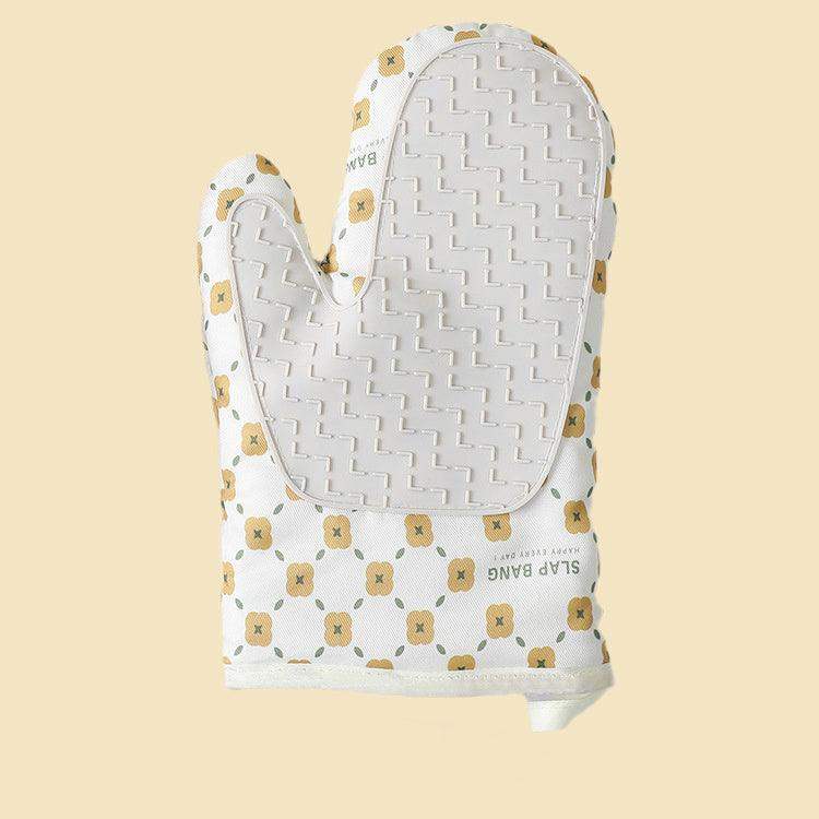 Thick cotton anti-scald gloves - White / Left // Sublake 