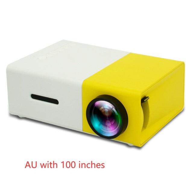 🎥 1080P HD Mini Portable Projector 3D cinema - Black EU // Sublake 