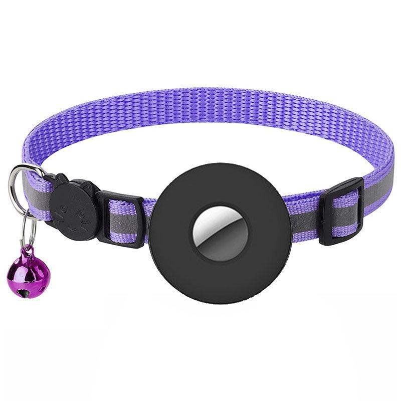 New Airtag Anti-lost Pet Collar - Purple // Sublake 