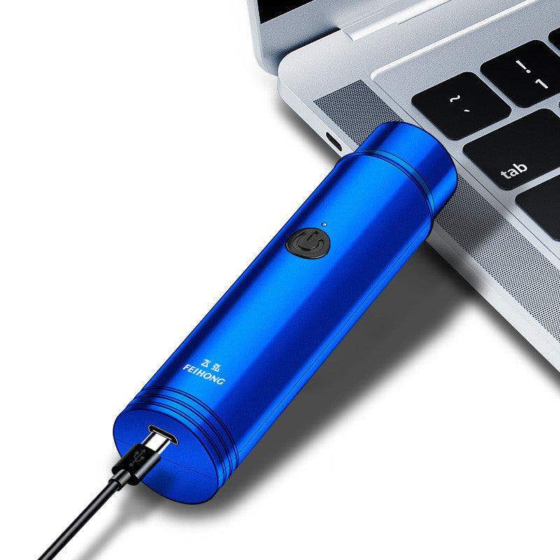 Mini rechargeable razor - 2pcs Black / USB // Sublake 