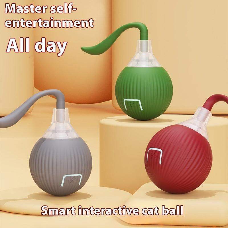 Automatic Pet Interactive Rolling Ball - Magic Tail Gray // Sublake 