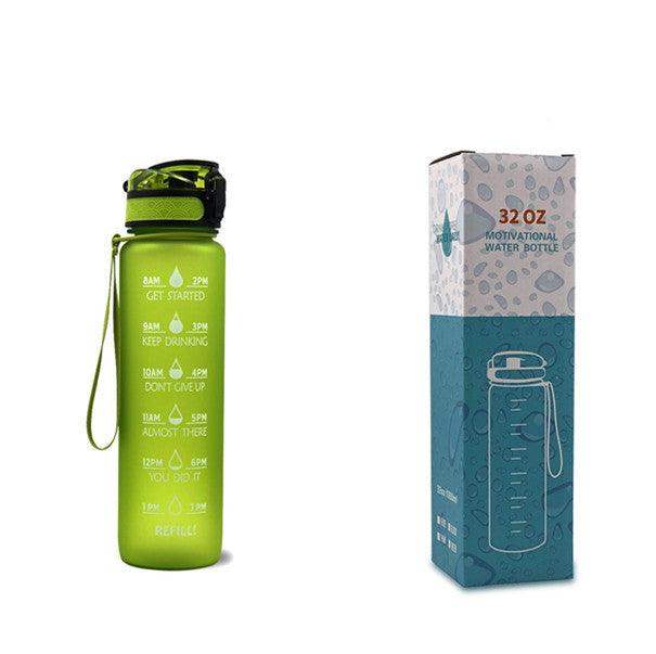 1L water bottle with indicator - Blue red gradient set / 1000ML // Sublake 