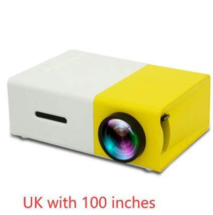 🎥 1080P HD Mini Portable Projector 3D cinema - Black EU // Sublake 
