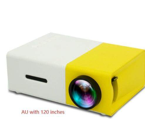 🎥 1080P HD Mini Portable Projector 3D cinema - Black EU // Sublake 