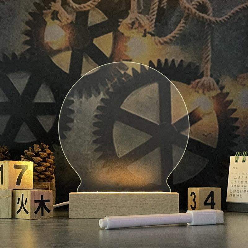 Creative Note Board with pen - Horizontal rectangle // Sublake 