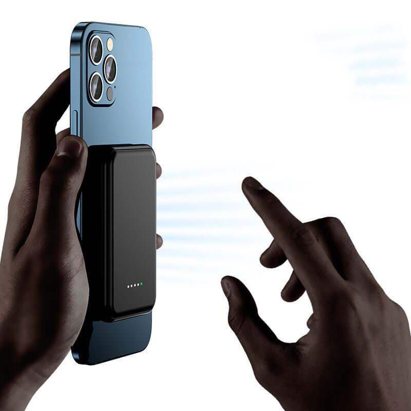 Mini Magnetic Wireless Power Bank – 5000mAh Fast Charge - Sublake 