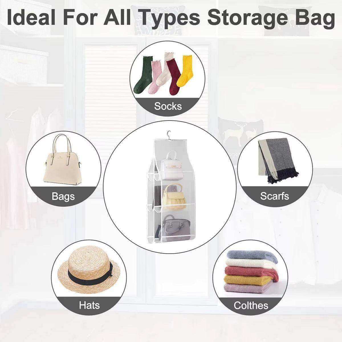 Handbag & Shoe Organizer - 6Grid // Sublake 