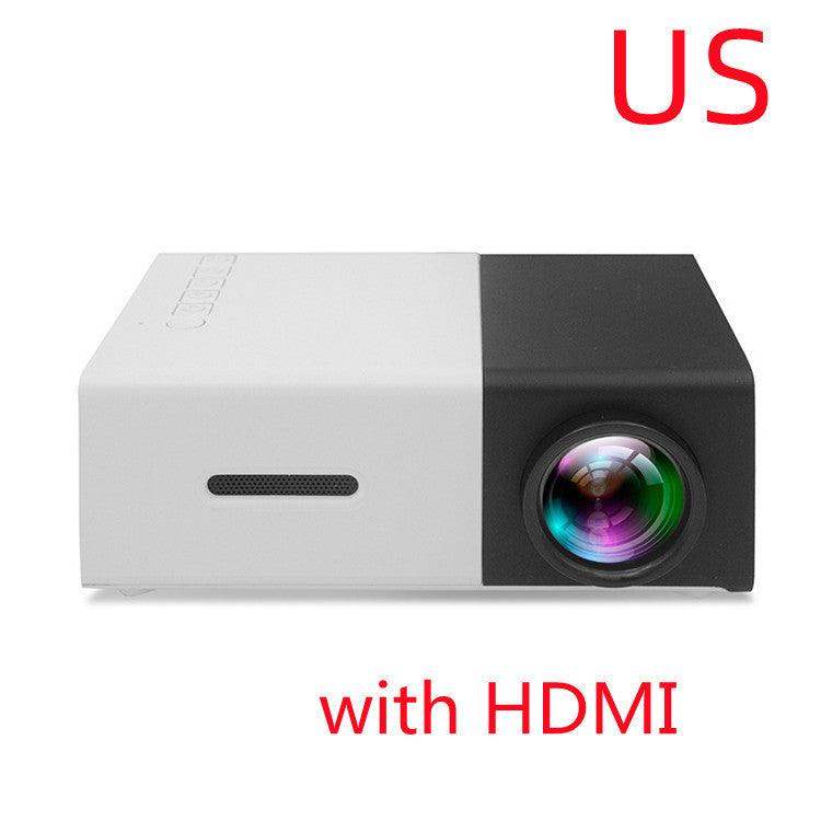 🎥 1080P HD Mini Portable Projector 3D cinema - Black EU // Sublake 