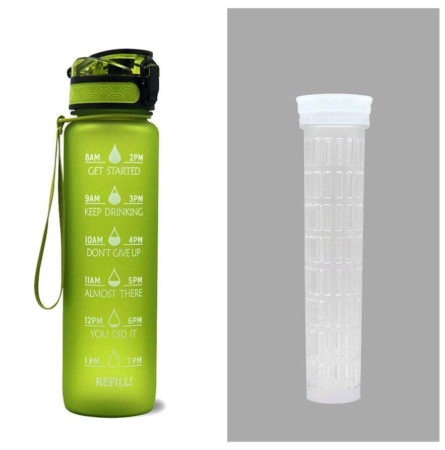 1L water bottle with indicator - Blue red gradient set / 1000ML // Sublake 
