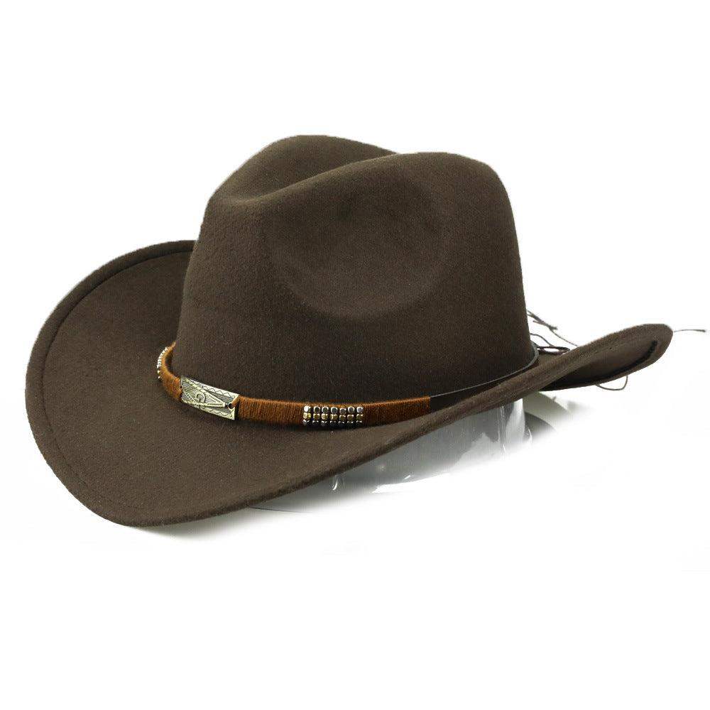 Outdoor hat in denim and wool - Brown / 56to58cm // Sublake 